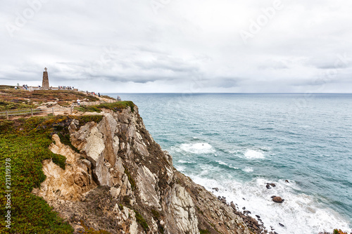 Cross-padrand at Cape Roca, Sintra, Portugal photo