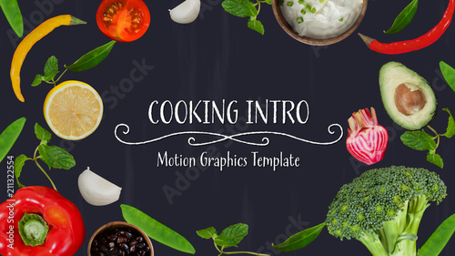 Veggies Cooking Intro Title