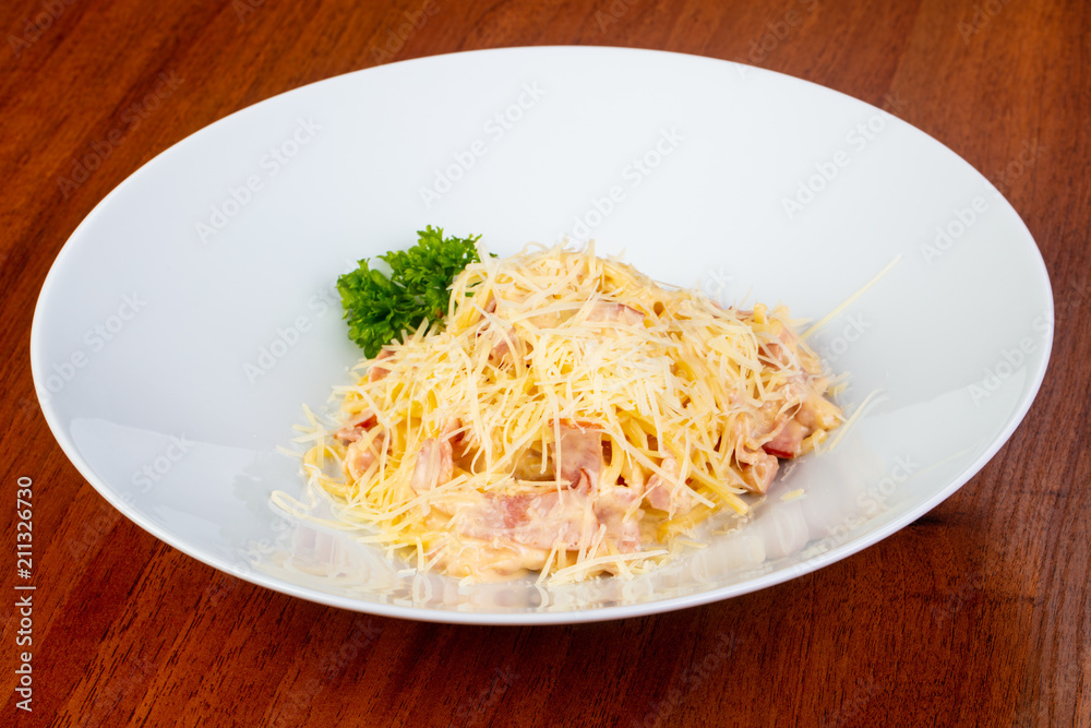 Tasty carbonara pasta Tasty carbonara pasta