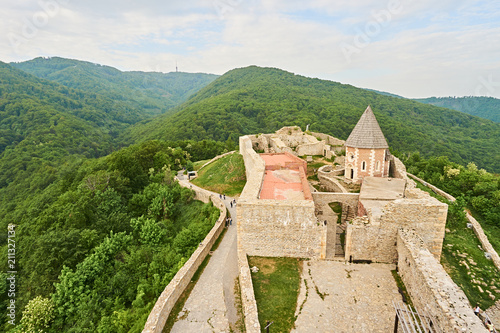 Castle Medvedgrad in city Zagreb