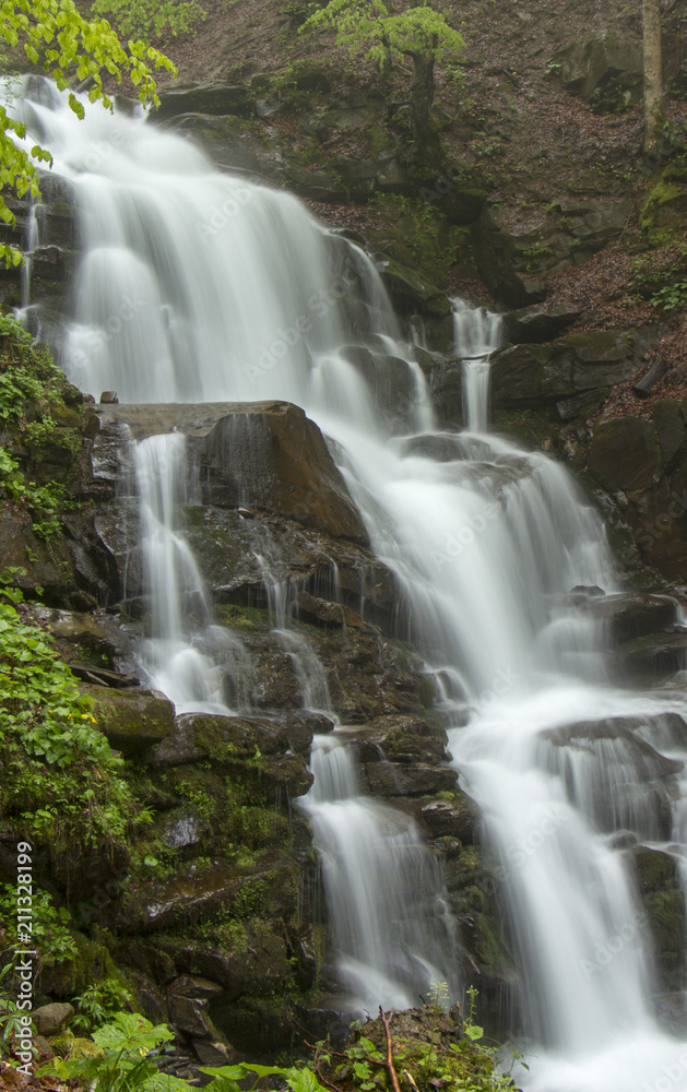 Fototapeta premium Shipot Shipit - one of the most beautiful and the most full-flowing waterfalls