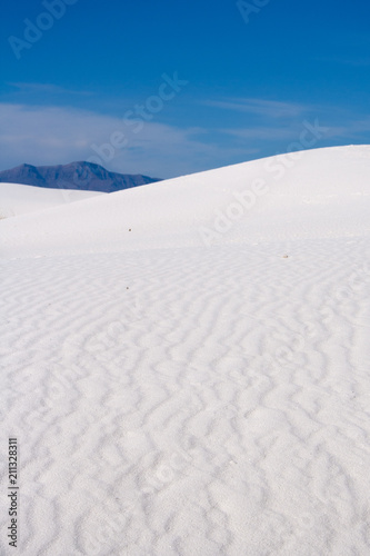 White sand landscape