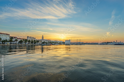 Split at sunrise. Croatia