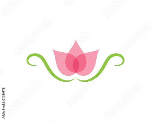 flower logo template
