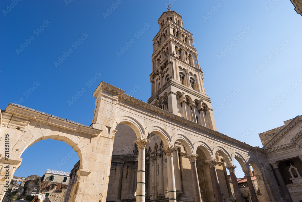 Tower Sveti Duje of Split cathedral, Croatia