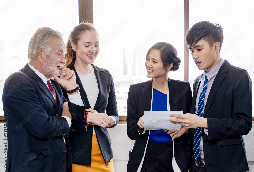 Business People Meeting in Conference room, Discussion Working Concept. Business People Meeting in Conference room, Discussion Working Concept.