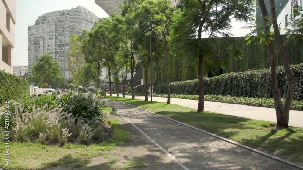Mexico City, Polanco Ferrocarril de Cuernavaca street Mexico City, Polanco Ferrocarril de Cuernavaca street