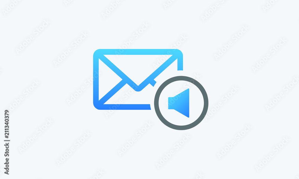 message sound volume vector icon message sound volume vector icon