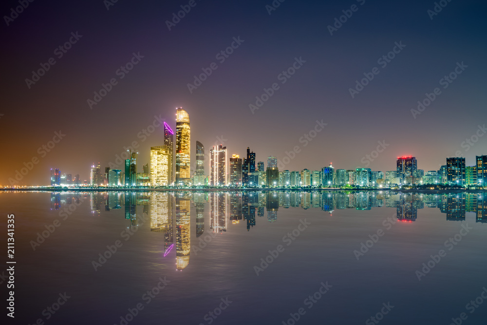 Skyline panorama of Abu Dhabi, UAE