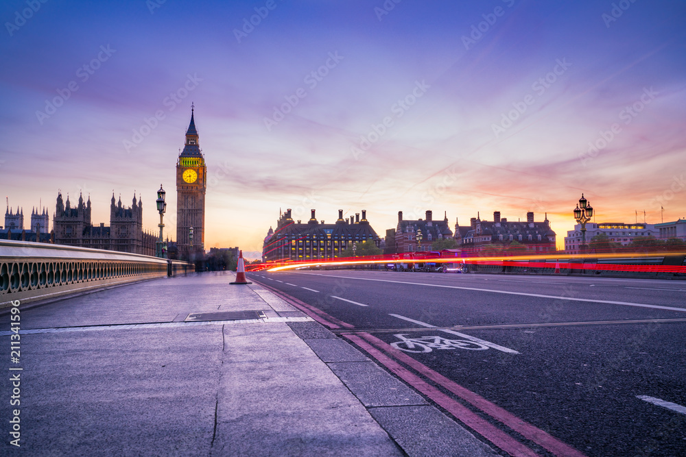 Big Ben at sunset in London. England Big Ben at sunset in London. England