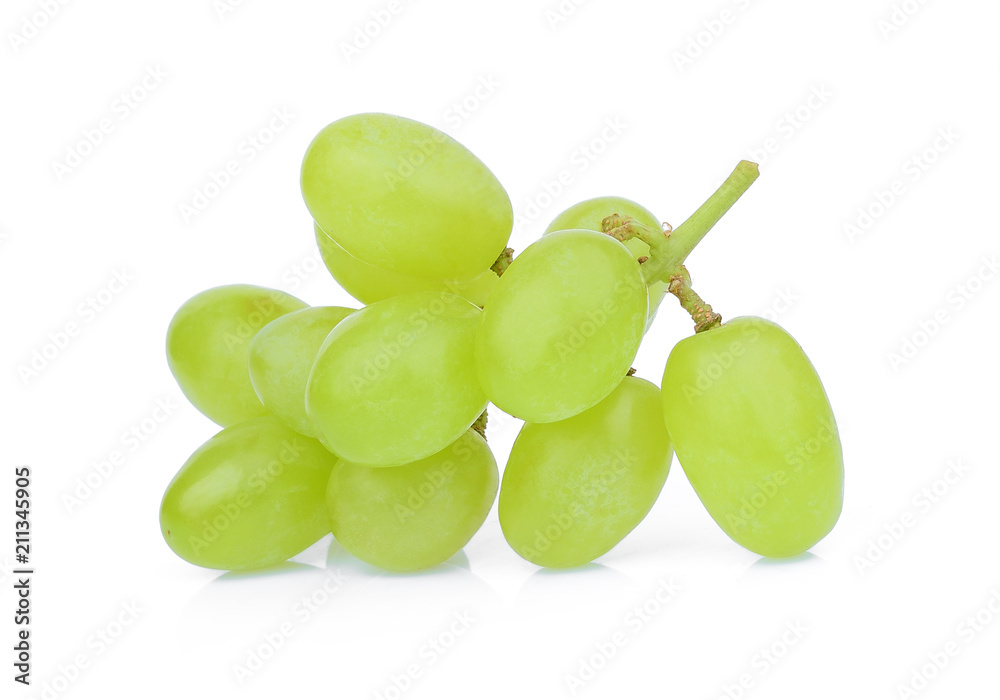green grape isolated on white background green grape isolated on white background