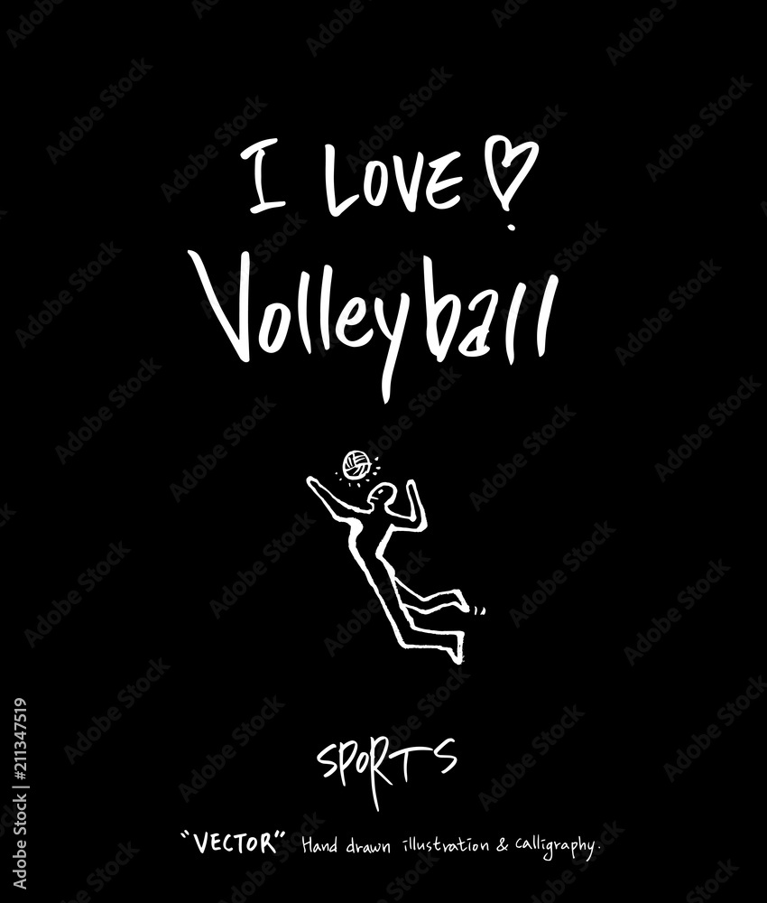 스포츠 포스터 / 손으로 그린 스포츠 그림