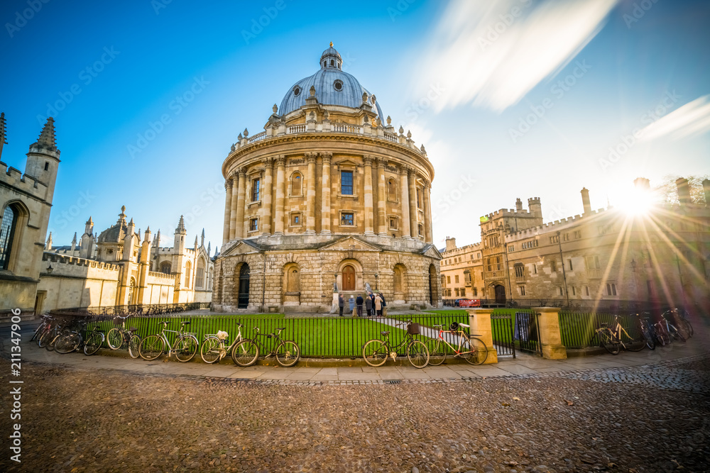 Radcliffe square  in Oxford, England 