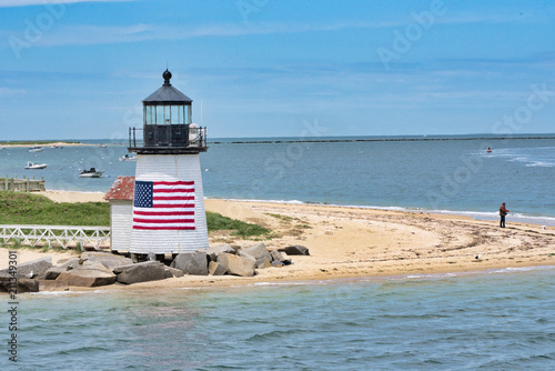 Brant Point Lighthouse on the Island of Nantucket