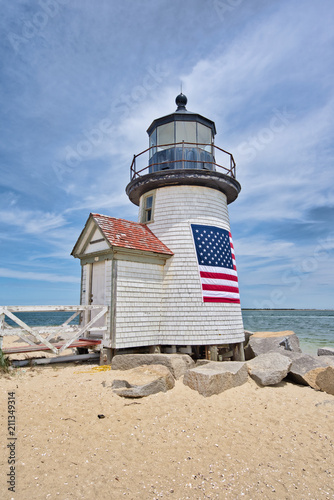 Brant Point Lighthouse on the Island of Nantucket