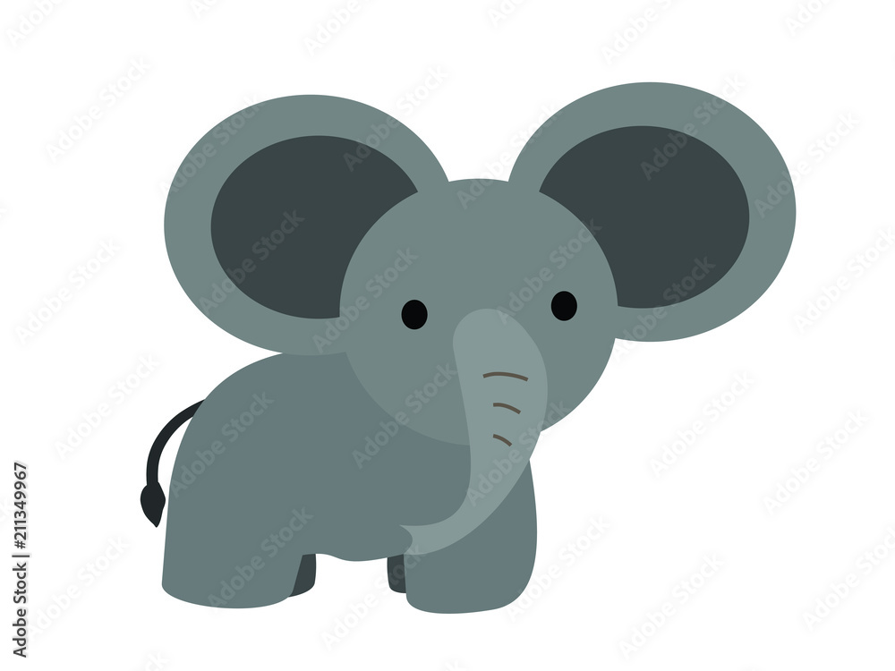 Elephant cute for kid illustration vector Elephant cute for kid illustration vector
