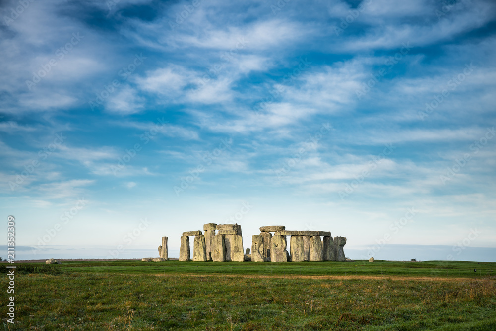 Stonehenge with clouds | England