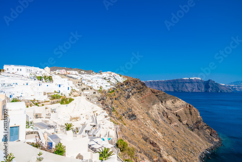 Oia village in Santorini, Greece