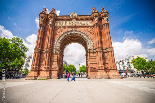 Triumph Arch of Barcelona, Spain