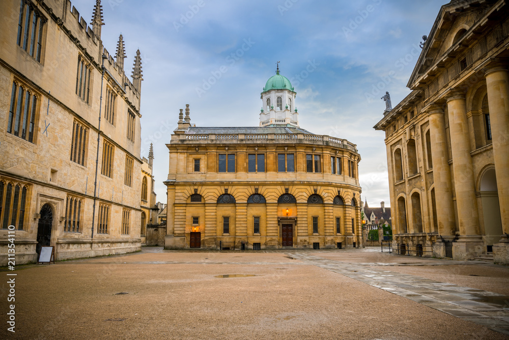 The Sheldonian Theatre in Oxford, UK