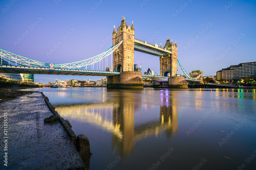 Tower Bridge in the morning. London,England 