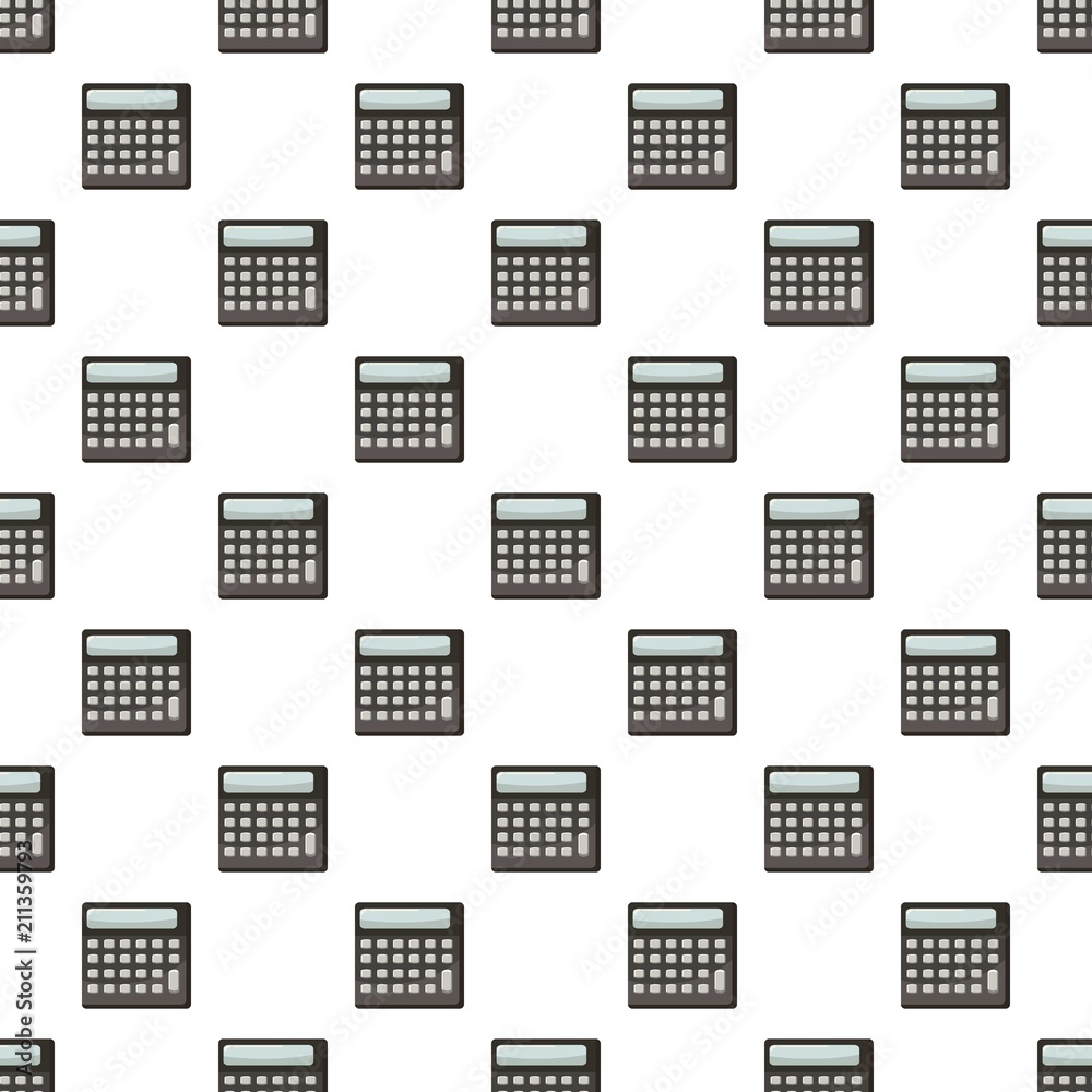 Calculator pattern seamless repeat in cartoon style vector illustration Calculator pattern seamless repeat in cartoon style vector illustration
