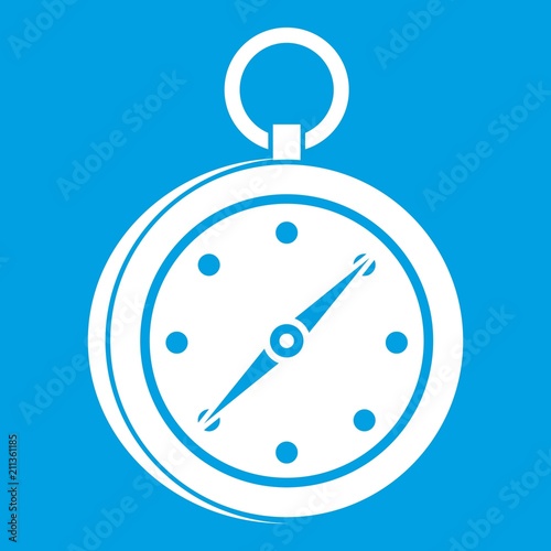 Multifunction knife icon white isolated on blue background vector illustration