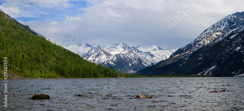 Panorama of middle Multa lake