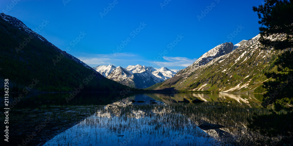 Panorama of middle Multa lake