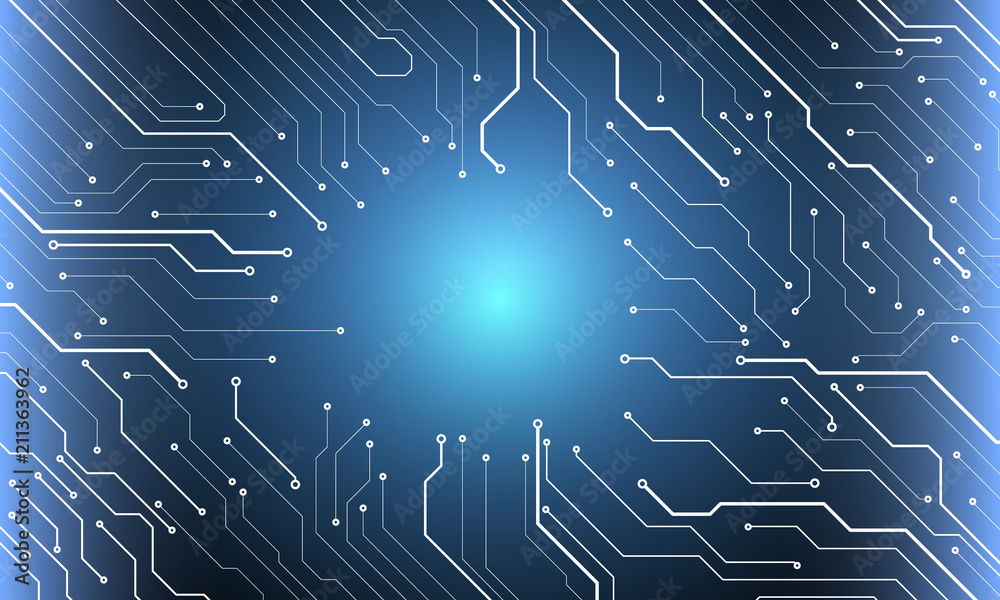 Circuit Board Hi Scifi Future Technology Pattern For Presentation