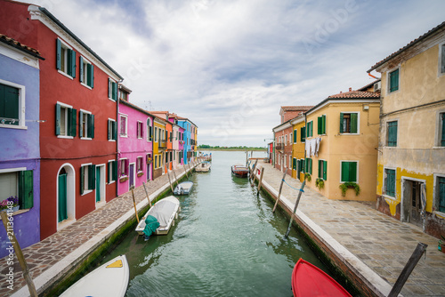 Colorful houses in Burano, Venice, Italy © Pawel Pajor