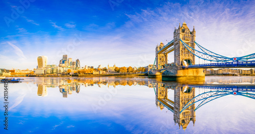 Photography Panorama of London Tower bridge | England