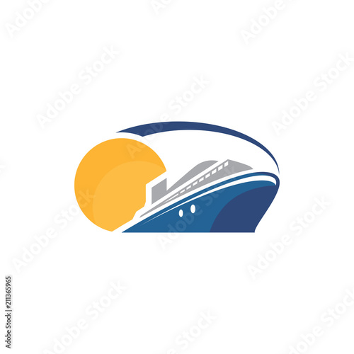 Cruise Ship Sail Sea Voyage Symbol