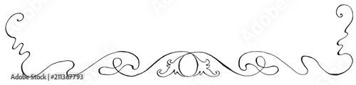 Ornament decoration element frame #vector #isolated - Rahmen Verzierung Element