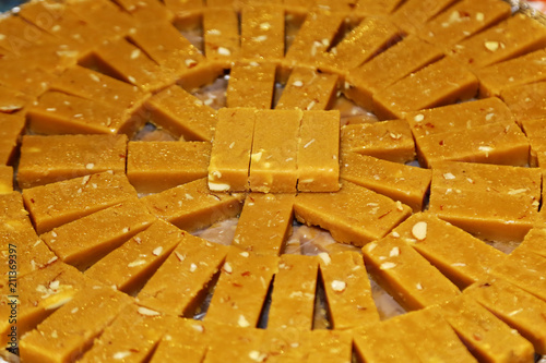 Indian Traditional Mysore Pak photo