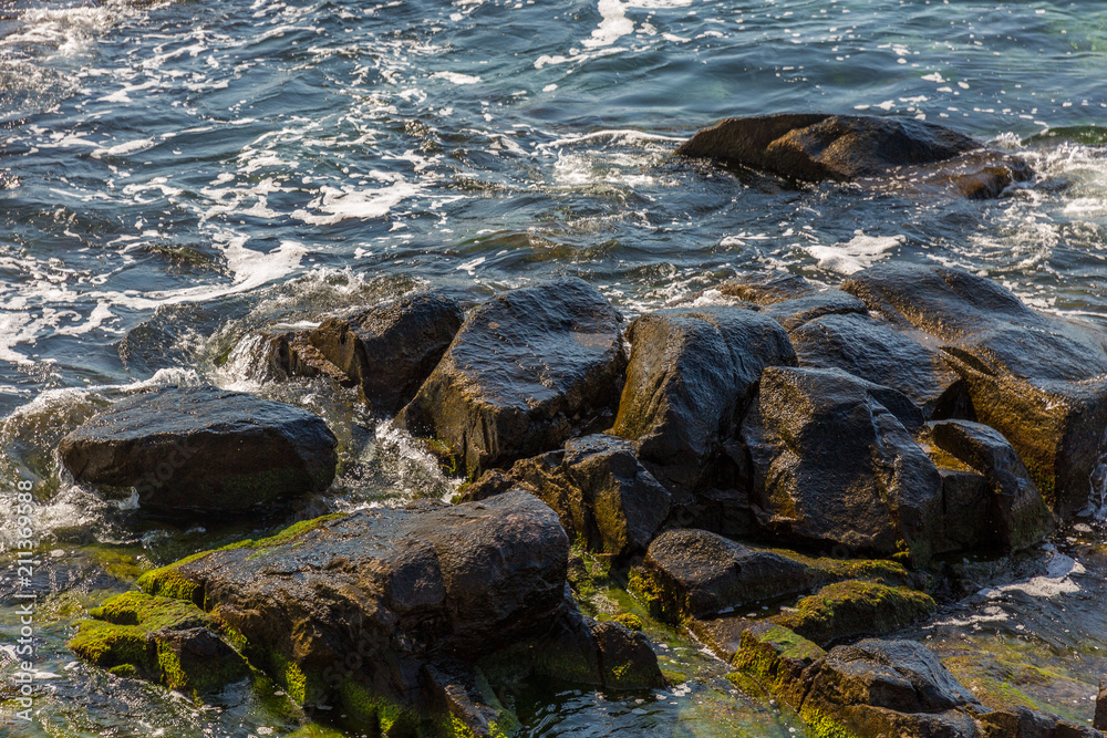 Rocks in the sea Rocks in the sea