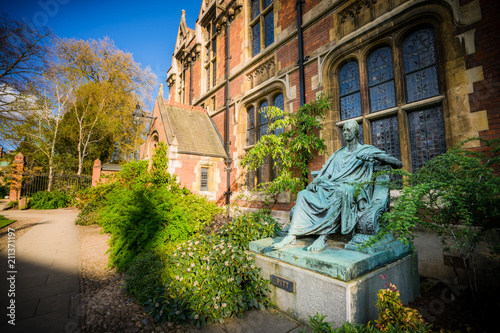 Statue of William Pitt the Younger in Cambridge, England 
