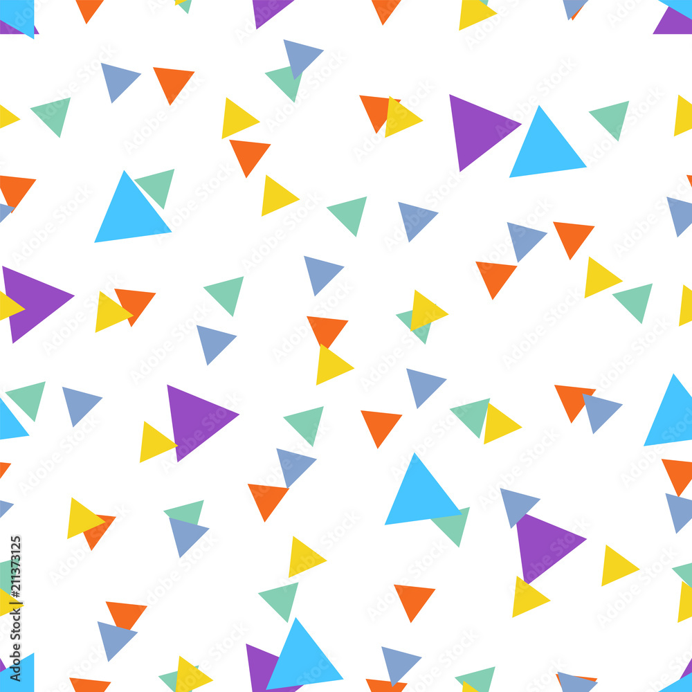 Seamless Abstract pattern made of colorful triangles Seamless Abstract pattern made of colorful triangles