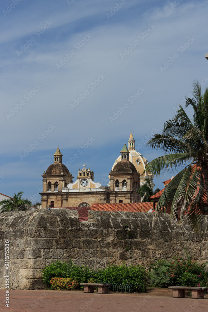 Church in Cartagena. colombia