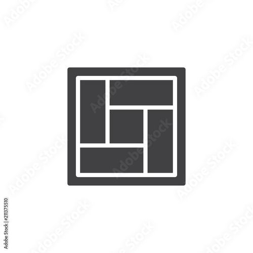 Photography Tatami mat vector icon