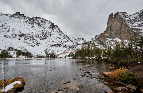 Lake Helene, Rocky Mountains, Colorado, USA.