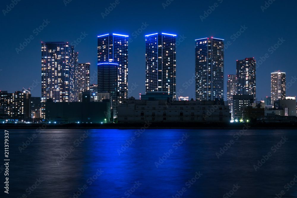 東京の都市風景 湾岸の夜景5 東京の都市風景 湾岸の夜景5