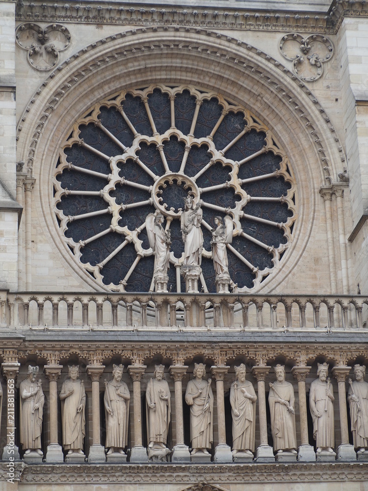 Teilansicht Kathedrale Notre Dame
