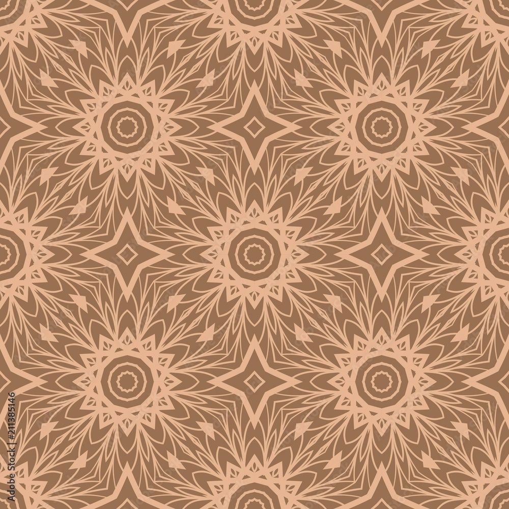 Seamless vector pattern. Geometric ornament. For Interior decoration, wallpaper, presentation, fashion design.
