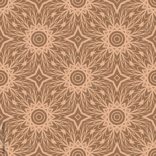 Seamless vector pattern. Geometric ornament. For Interior decoration, wallpaper, presentation, fashion design.