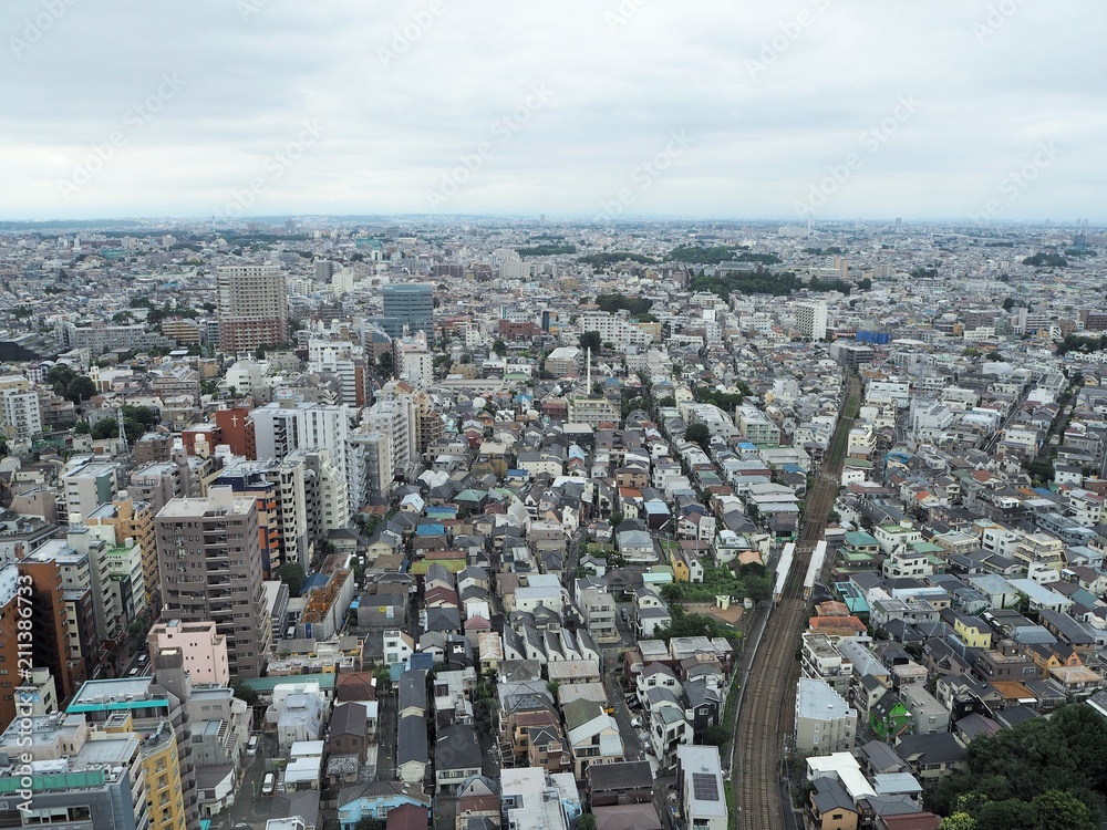 Fototapeta premium the view of city