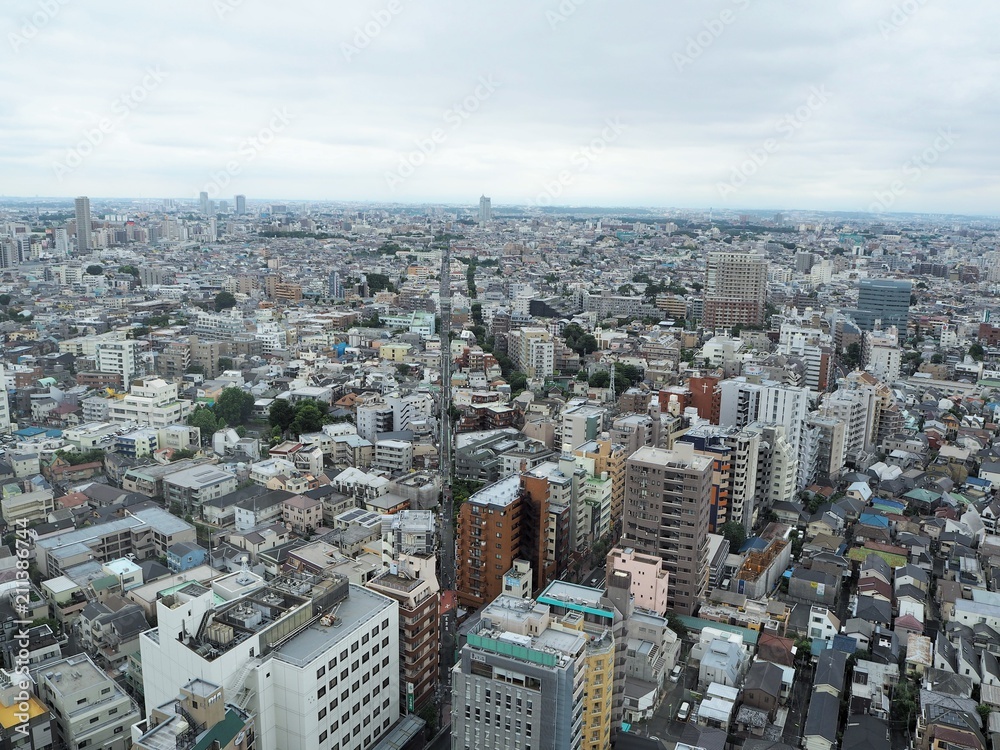 Fototapeta premium the view of city