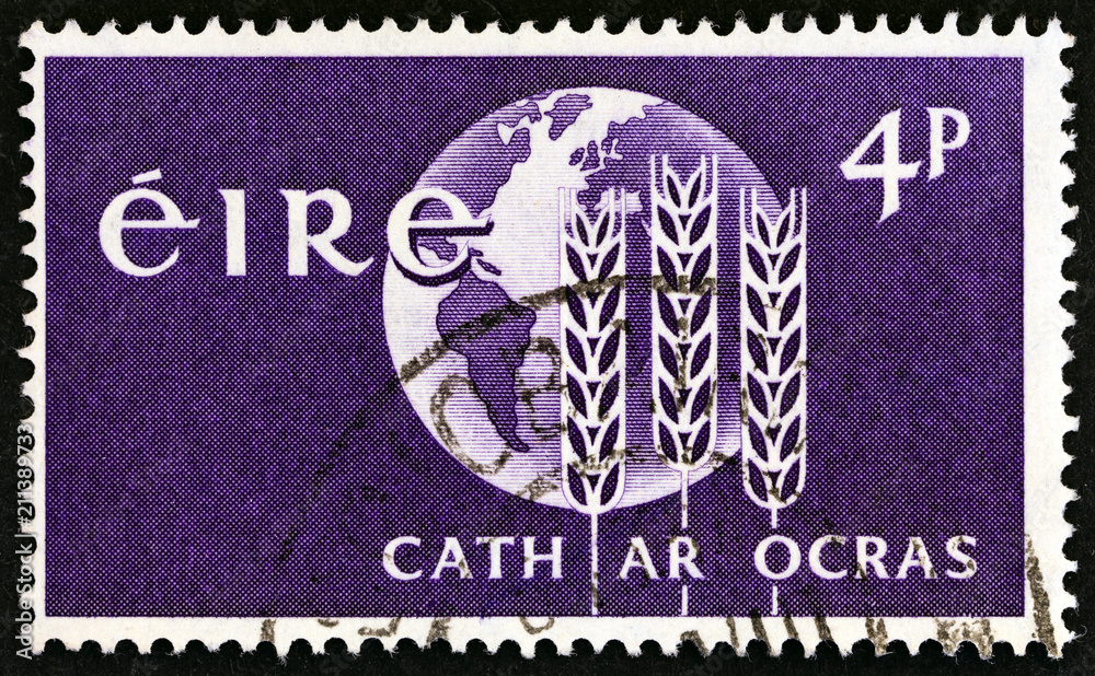Obraz premium Campaign Emblem, Freedom from Hunger (Ireland 1963)