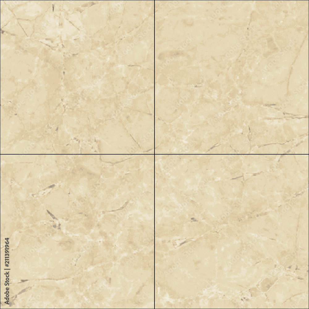 Natural marble square tile seamless texture map, diffuse Stock Photo ...