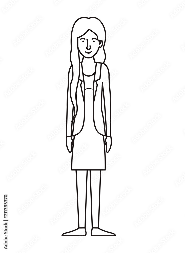 beautiful and young woman character vector illustration design beautiful and young woman character vector illustration design